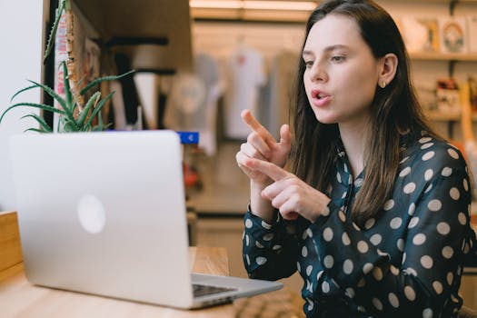 Image of a remote team collaborating online