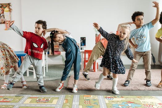 remote workers engaging in a virtual fitness class