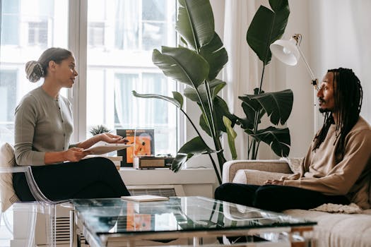 A serene workspace to maintain mental well-being