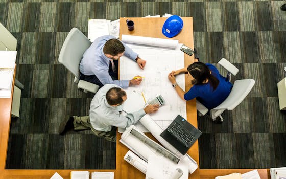 office with people sitting